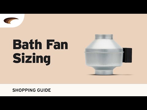 Bath Fan Sizing