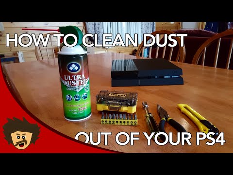 How to Properly Clean Dust Out of a PS4