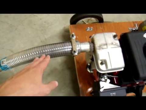 Quiet that Generator with a Muffler and an Automotive Exhaust - DIY 12V Generator Charger 8