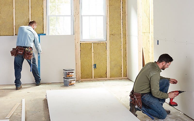 Putting up a drywall is one of the most effective ways to soundproof your home